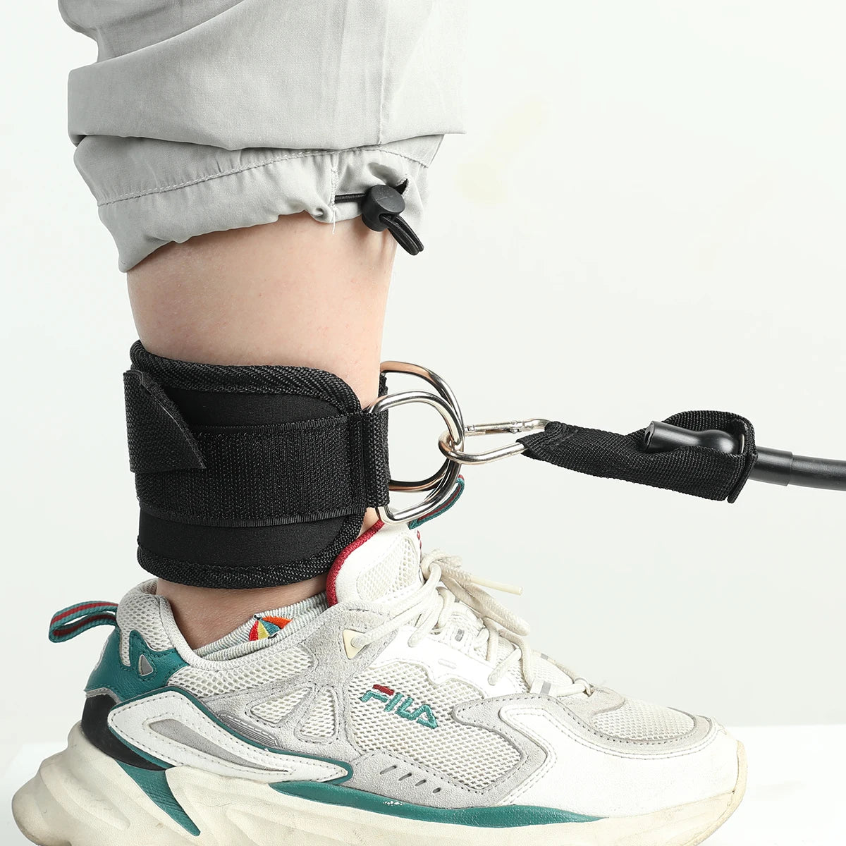 Adjustable Fitness Ankle Straps: Gym Leg Support