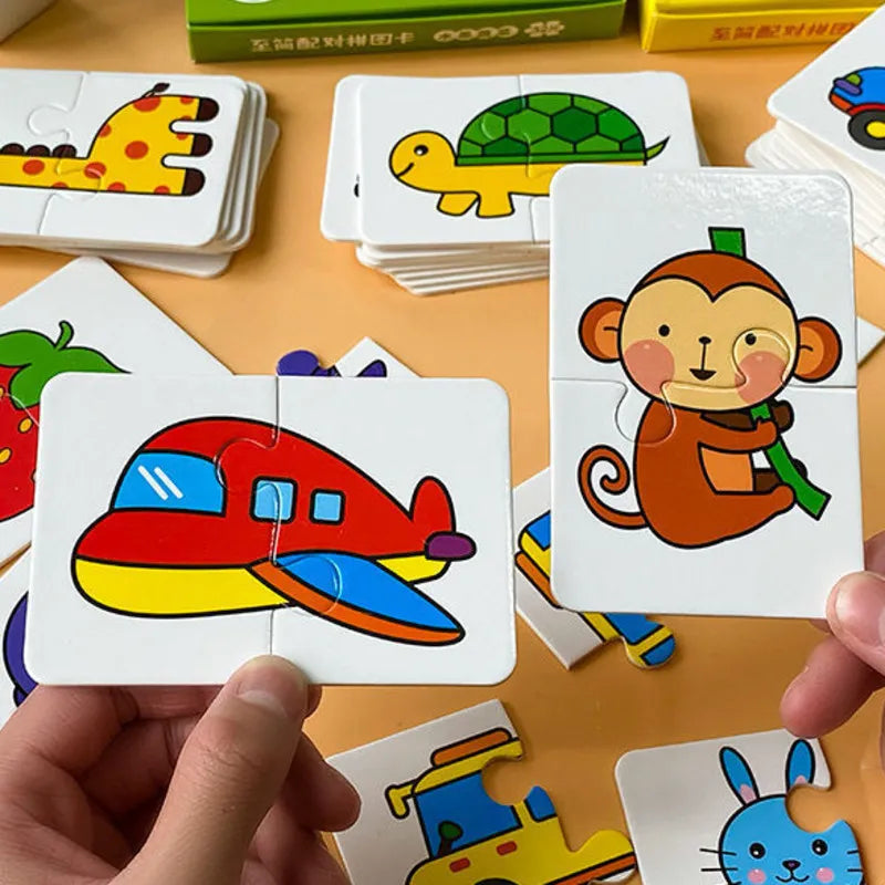 Matching Card Puzzle: Toddler Educational Fun!