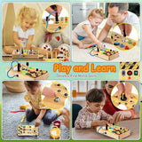 LED Busy Board: Sensory Fun for 2-4 Year Olds!