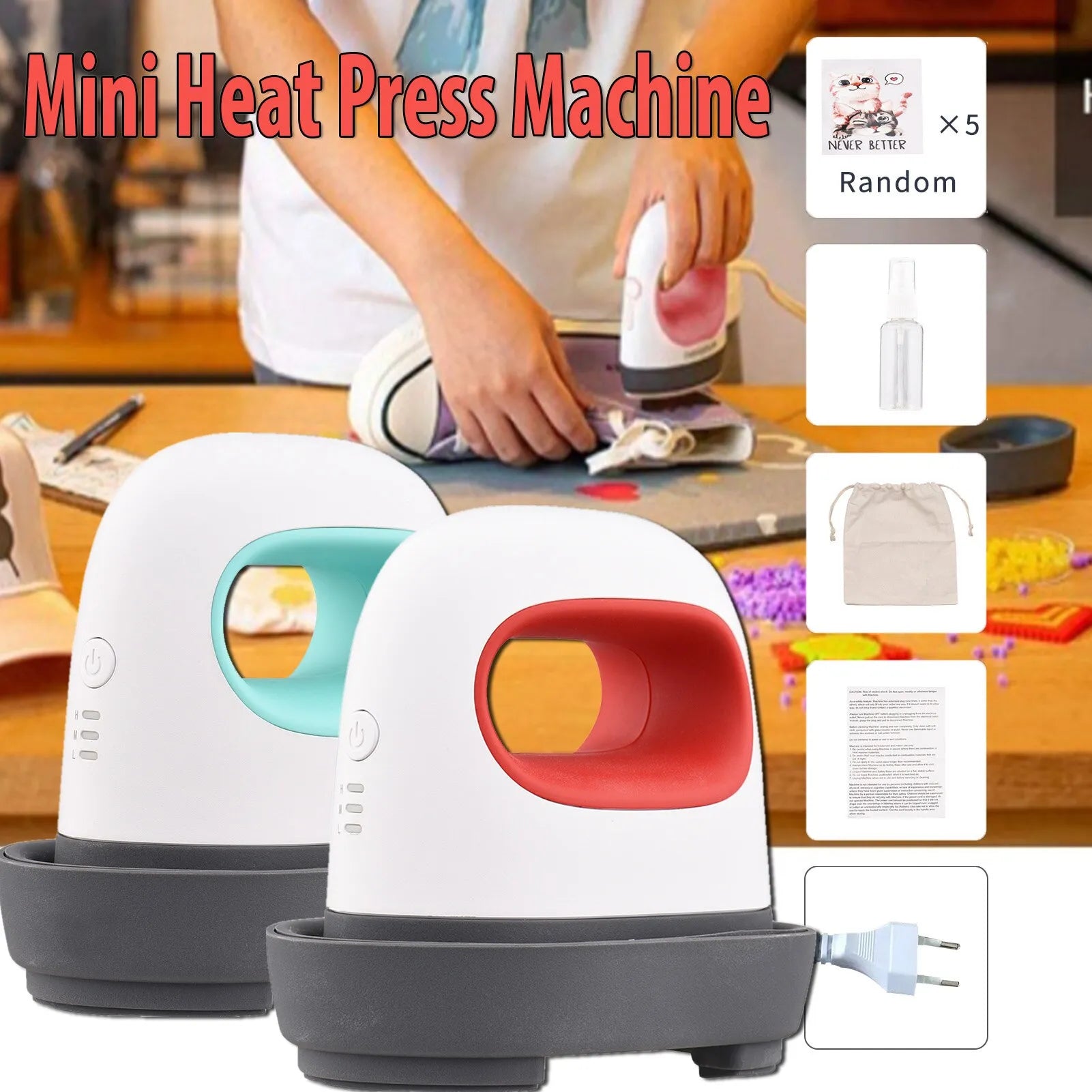 Introducing: 2023 Mini Heat Press for DIY T-Shirt Printing