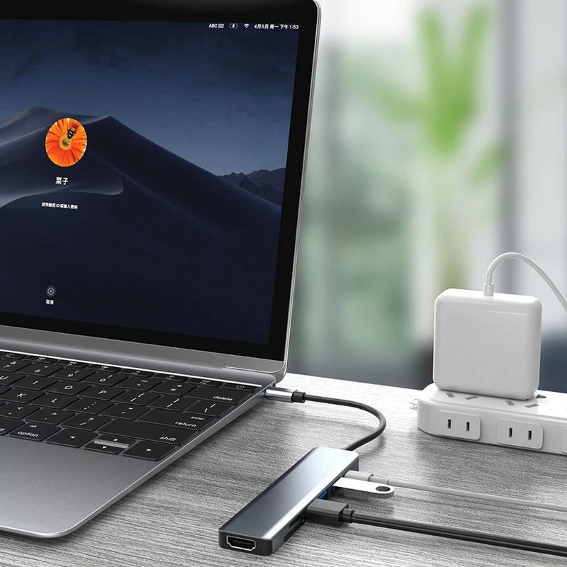 USB C Hub Splitter for MacBook Air M1 and iPad Pro