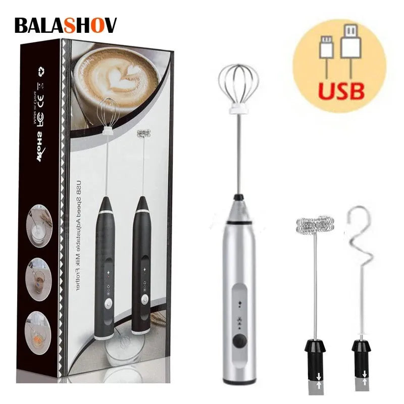 Wireless Electric USB Speed Adjustable Milk Frother - easynow.com