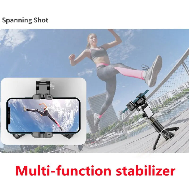360° Rotation Gimbal Stabilizer Selfie Stick Tripod: Perfect for Live Photography