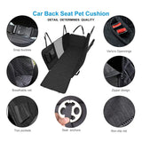 Double Zipper Car Pet Seat Pad: Waterproof and Dirt-Resistant