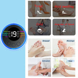 Revitalize Your Feet: Rechargeable EMS Foot Massager Mat - Electric Foot Relaxation Pads for Home Fitness, Soothes Sore Feet