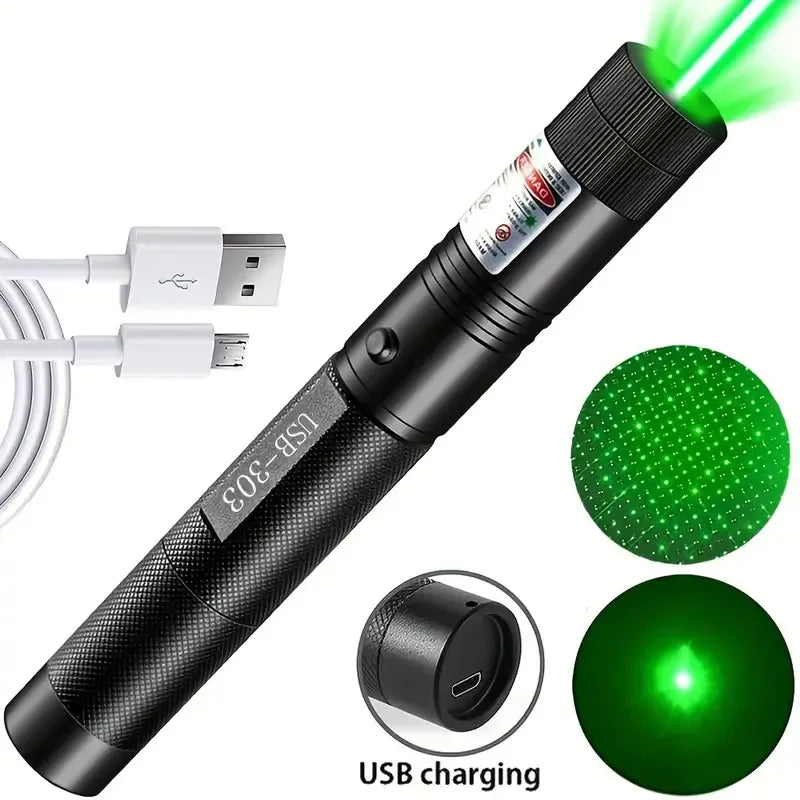 USB Rechargeable Green Laser Light: Perfect for Outdoor Hunting, Hiking, and Camping 