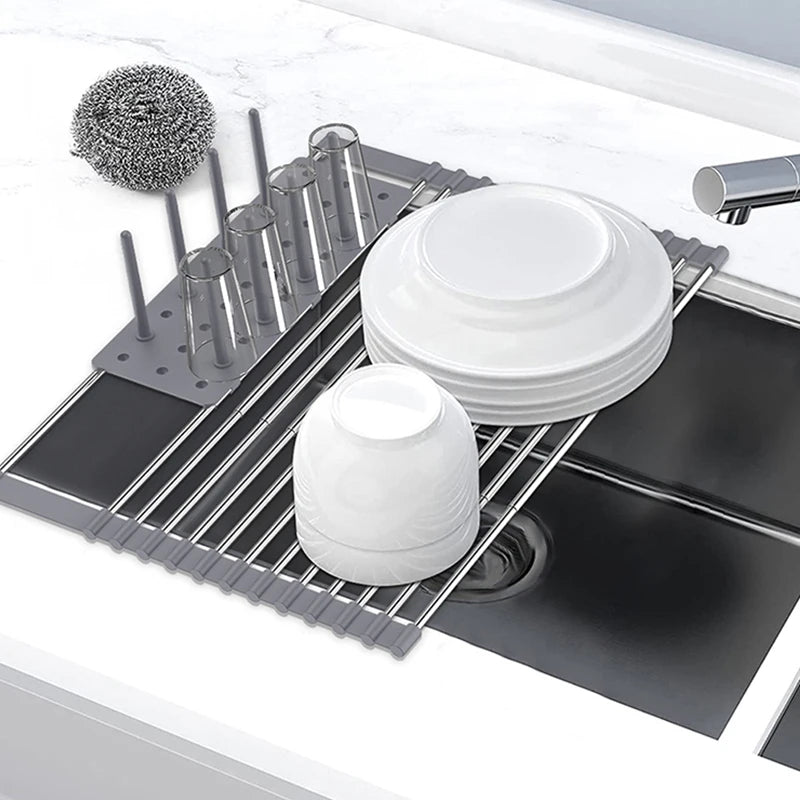 Roll Up Dish Drying Rack - easynow.com