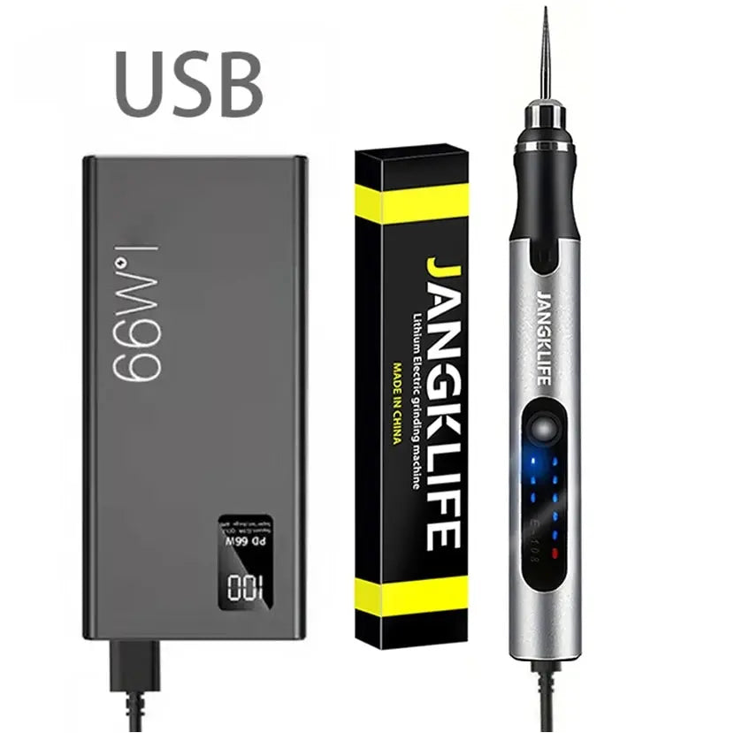USB Cordless Rotary Tool Kit: DIY Engraving Pen