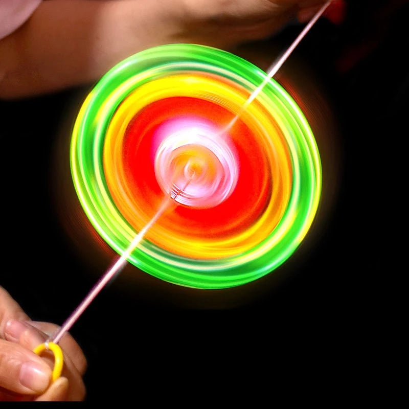 Luminous Flash Flywheel Toy Set: Exciting LED Novelty for Kids