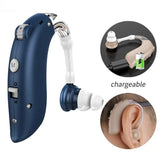 Portable Mini Digital Hearing Aid: Rechargeable Sound Amplifier for Seniors