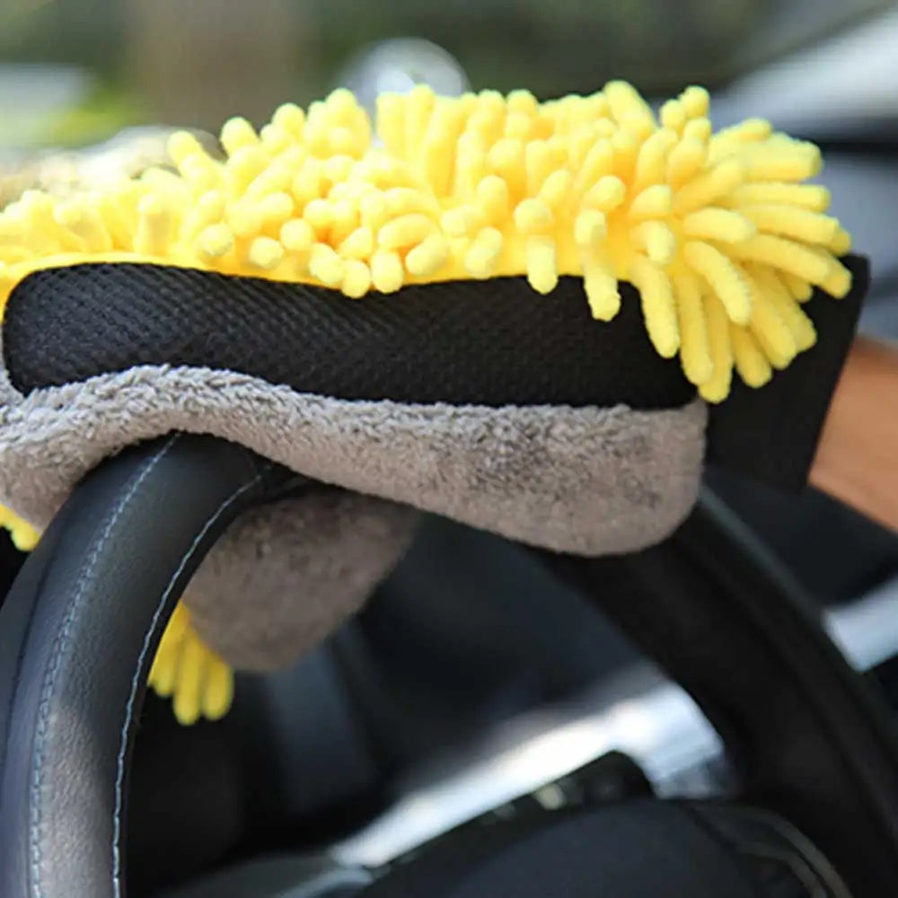 Keep Your Car Shiny with Soft Anti-Scratch Wash Glove!