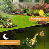 Solar Watering Can: Illuminate Your Garden with Cascading Light