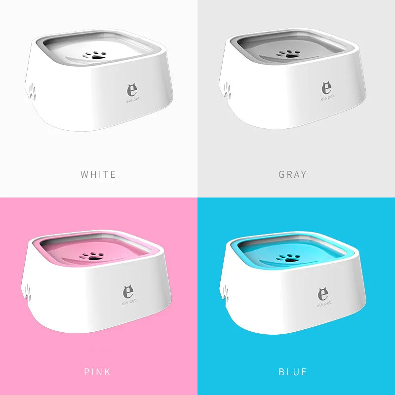 Spill-Proof Pet Bowl: Floating Design for Dogs and Cats