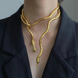 Cool Bendy Snake Necklace Bracelet