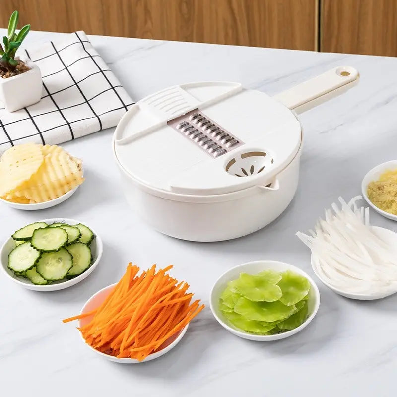 Nine-in-One Vegetable Cutter: Ultimate Kitchen Multi-Tool