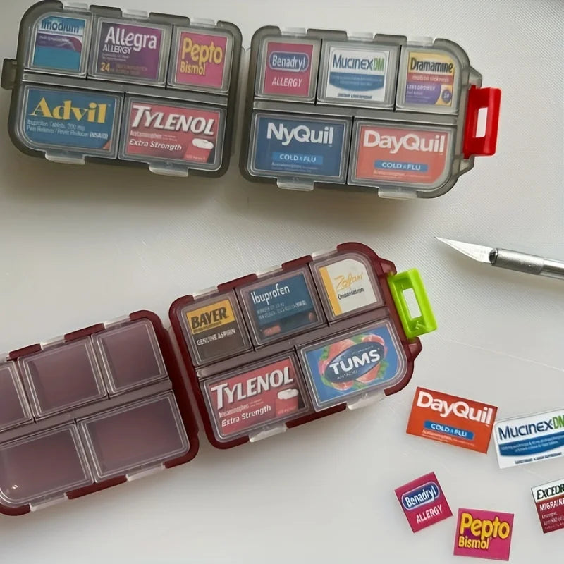 Pocket-Sized Pill Organizer: Tcare Travel Box