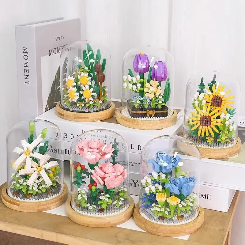  Everlasting Blooms: Flower Assembly Puzzle Toy