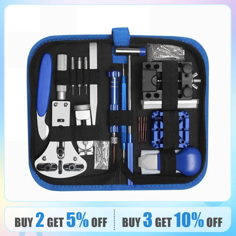  Restore Timepieces with Precision: 147-piece Watch Repair Tool Set