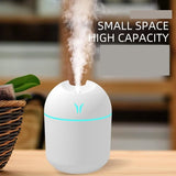 USB Mini Air Humidifier & Oil Diffuser with LED Lamp