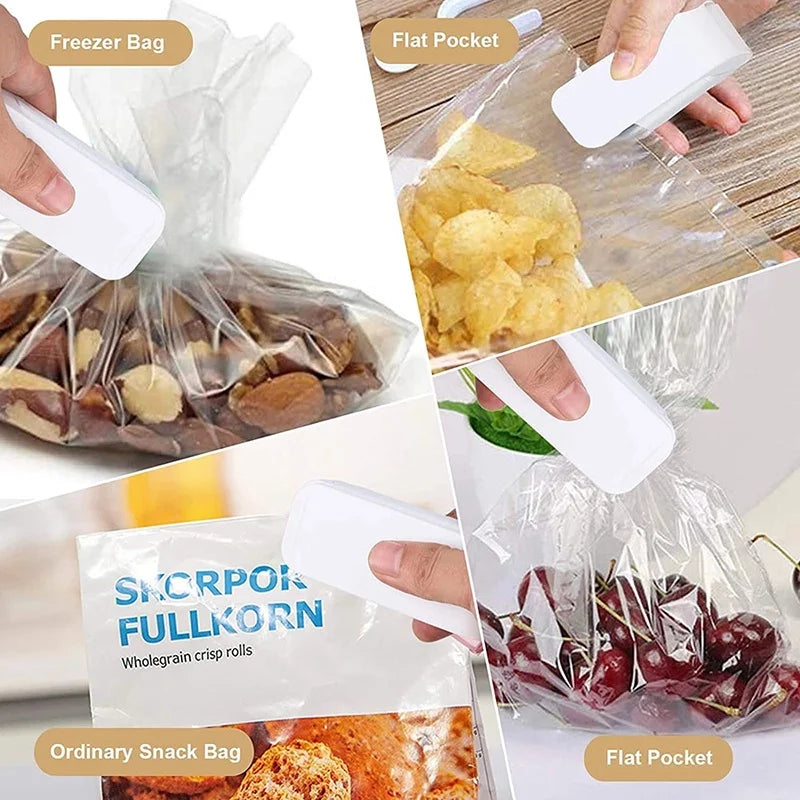 Portable Mini Heat Sealer: Seal Food Bags with Ease