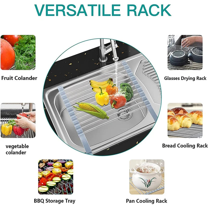 Roll Up Dish Drying Rack - easynow.com