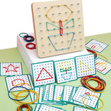  Montessori Creative Rubber Tie Nail Boards: Early Childhood Education Toy!