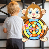 Montessori Dart Board: Fun Target Game for Kids 4-6 Years