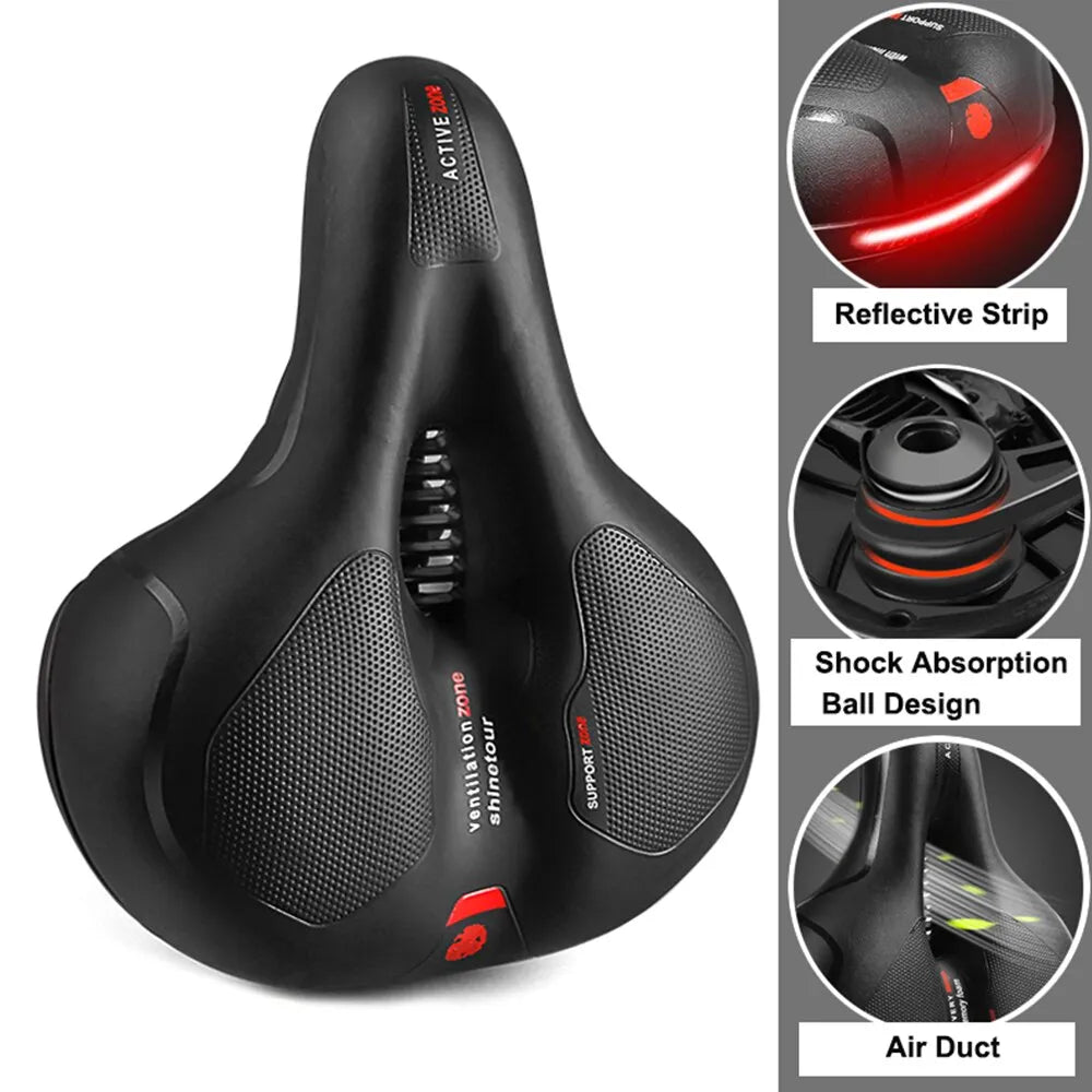  Hollow Breathable Bike Saddle: Comfortable & Shock Absorbing