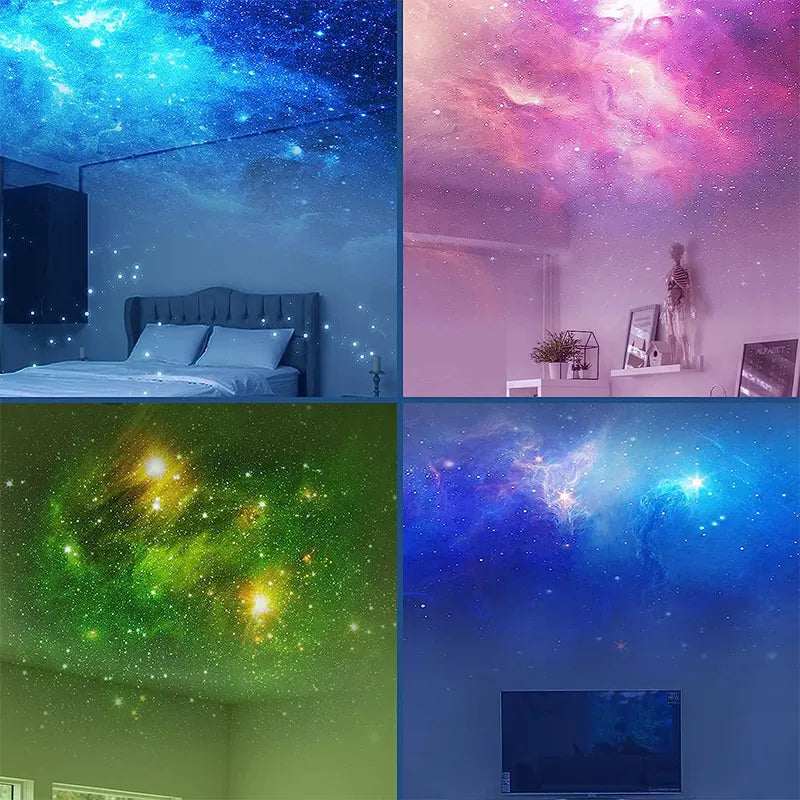Galaxy Star Projector LED Night Light: Starry Sky Astronaut Projector Lamp for Bedroom Decoration - Home Decor & Children's Gifts