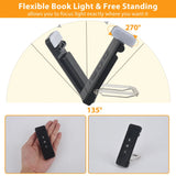 Clip-On Bookmark Book Light: Portable Rechargeable LED Reading Lamp