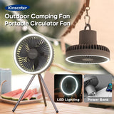 Portable Rechargeable Camping Electric Fan - easynow.com