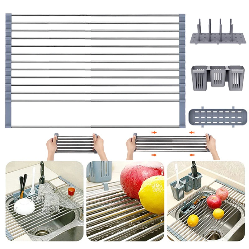 Roll Up Dish Drying Rack - easynow.com