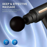 Deep Tissue Muscle Massage Gun: Handheld Percussion Massager for Body, Back, Neck, and Legs