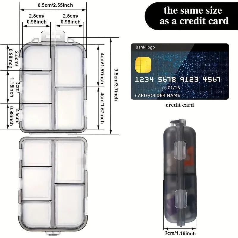 Pocket-Sized Pill Organizer: Tcare Travel Box