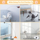 Feathers Wand Interactive Pets Toy - easynow.com