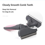 Double-Sided Pet Grooming Brush: Shedding & Dematting Combo!