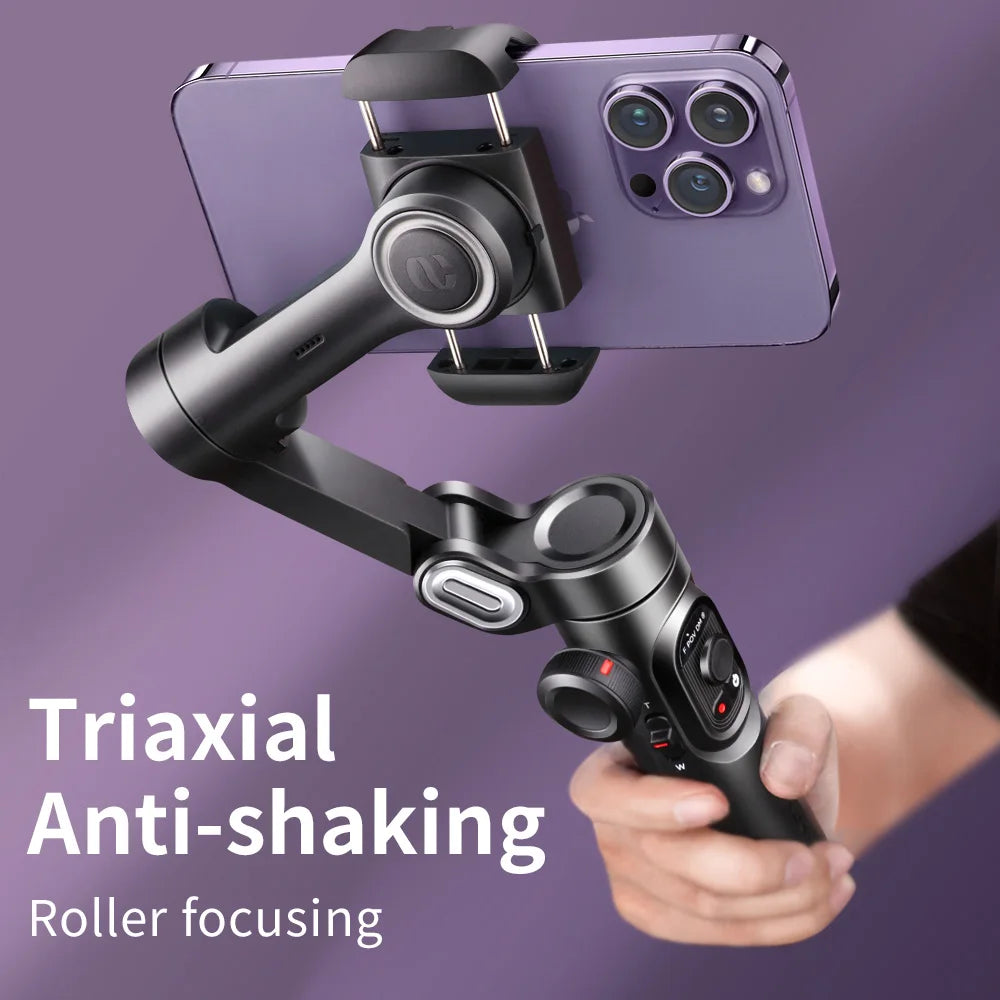 AOCHUAN 3-Axis Handheld Gimbal Stabilizer: Perfect for Smartphone Vlogging and TikTok 