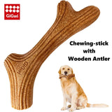 Indestructible Wooden Deer Antler Dog Chew Toy: Tough & Durable!