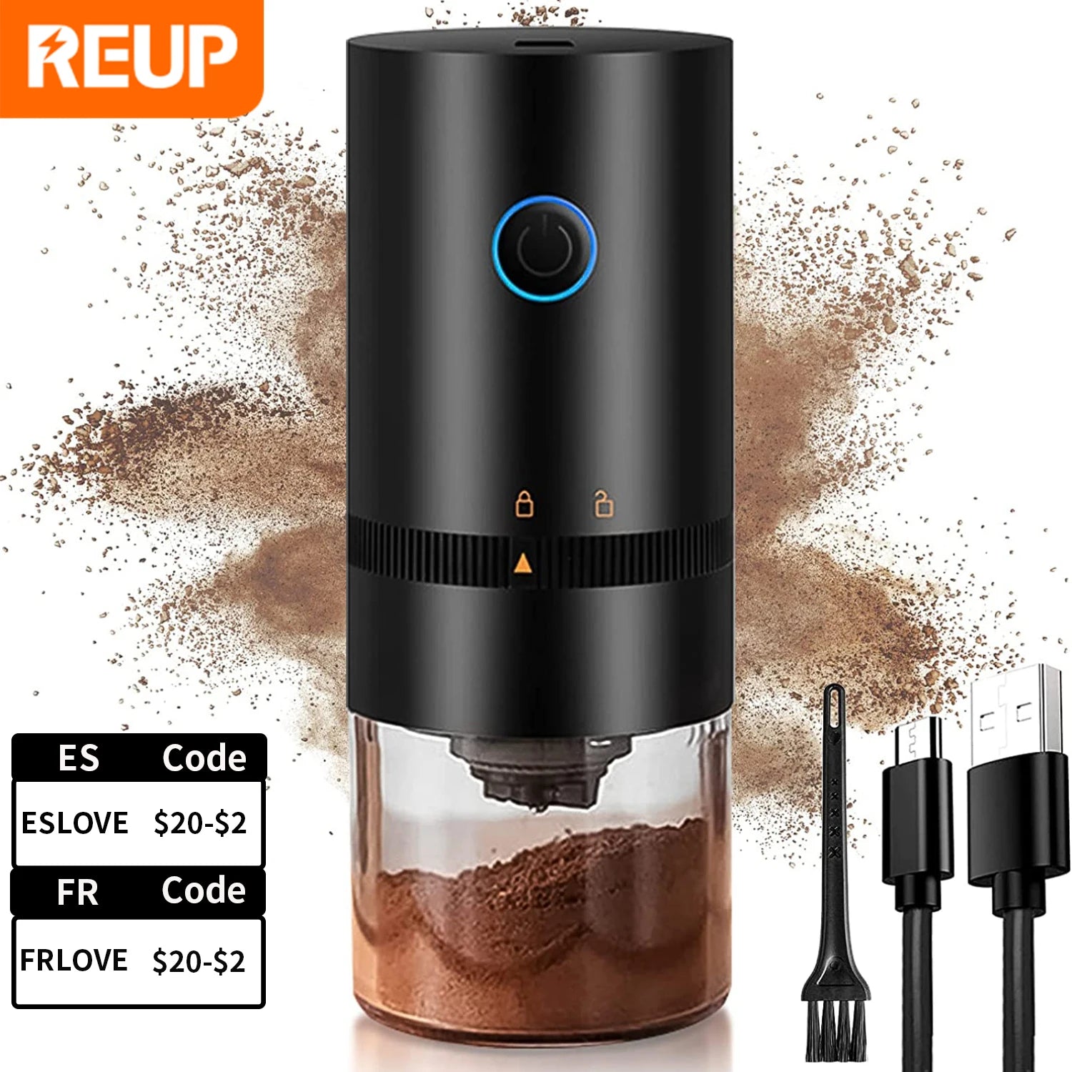 Portable Electric Coffee Grinder - easynow.com