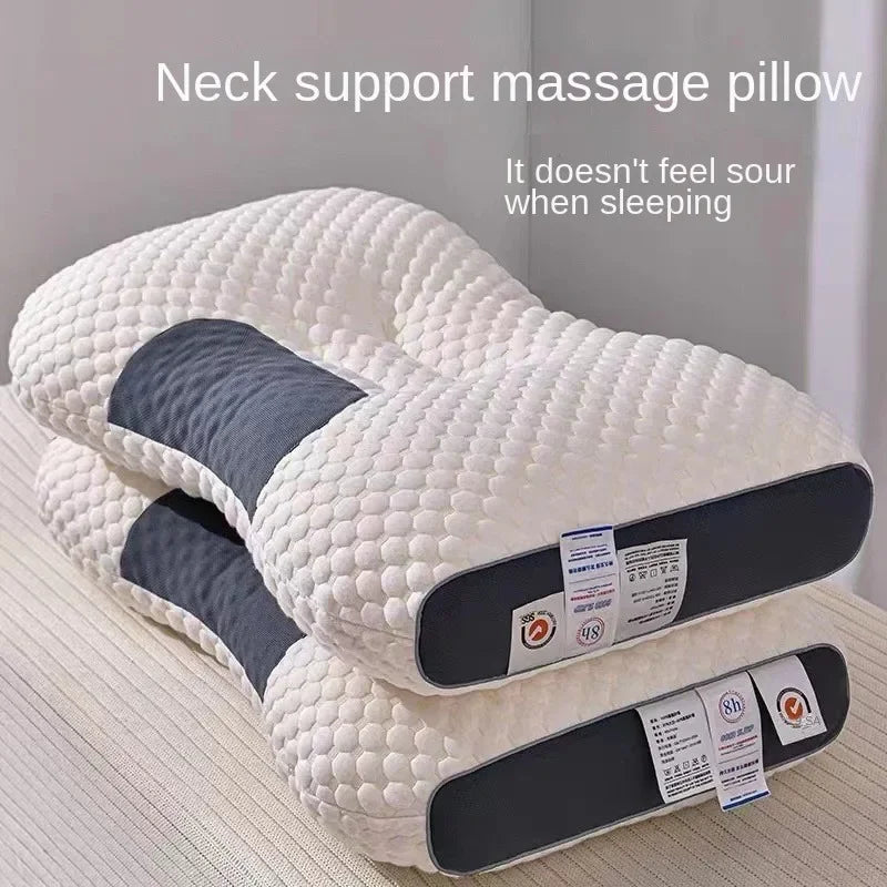  Relaxation Haven: Washable Spa Massage Pillow with Non-Collapse Cervical Support Core 