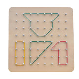 Montessori Creative Rubber Tie Nail Boards: Early Childhood Education Toy!