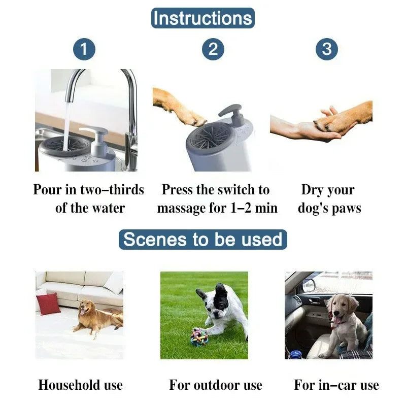 Automatic Pet Foot Washer - easynow.com